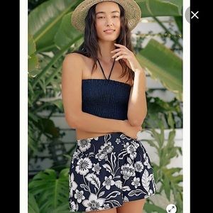 Meave floral print Anthropologie shorts
